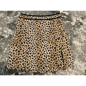 E/P Pro Golf Leopard Print Women's Skirt with Black Trim Sz 2